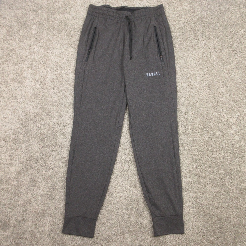 NOBULL‎ Sweatpants Mens Large Gray Performance Joggers Gym Training Running EUC